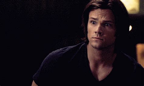 supernatural bloopers. . Sam winchester gif